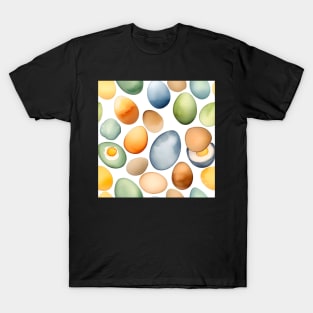 National Egg Month January - Watercolors T-Shirt